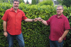 Michael Thews und Rolf Ohligschläger